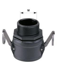 Acople Rapido "B" Hembra Hilo Ext.1"