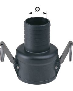 Acople Rapido "C" Hembra para Manguera 1"1/4