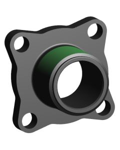 Adaptador comando  3/4" HE Nylon BSP Flange Hembra