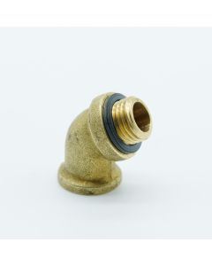 Curva Bronce 45° 12x19F