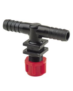 Portaboquilla Desplazable Doble Roscado 3/8" Manguera 1/2"