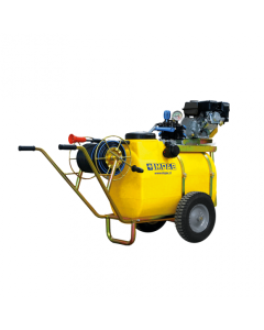 Carretilla 150L. Bomba Strip 17/20. Motor 7HP c/Enrollador y 50m manguera