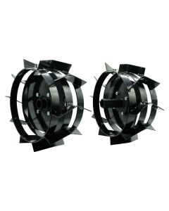 Kit 2 Ruedas Metalicas Traccion Motocultivador 12 Hp